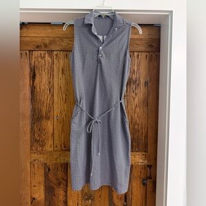 Polo Golf by Ralph Lauren Black and White Patterned Golf Dress